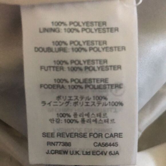 J Crew Black/White "Blurred Ikat" Pleated Skirt - Picture 4 of 4